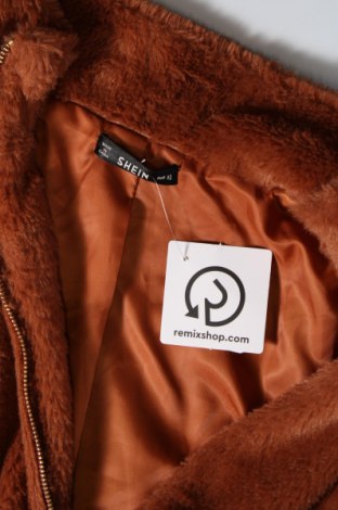Γυναικείο μπουφάν SHEIN, Μέγεθος XS, Χρώμα Καφέ, Τιμή 8,61 €