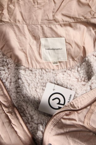 Γυναικείο μπουφάν Thread & Supply, Μέγεθος L, Χρώμα Ρόζ , Τιμή 7,88 €