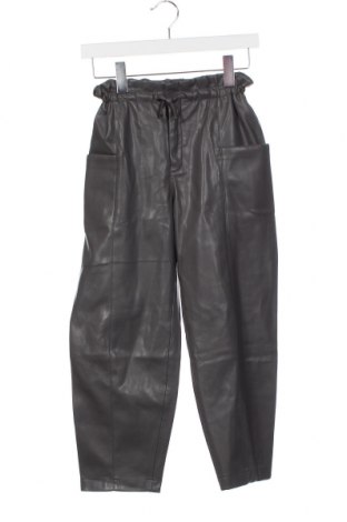 Παιδικό δερμάτινο παντελόνι Zara, Μέγεθος 11-12y/ 152-158 εκ., Χρώμα Γκρί, Τιμή 14,85 €