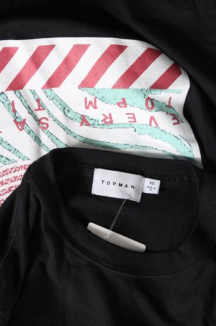Ανδρικό t-shirt Topman, Μέγεθος XS, Χρώμα Μαύρο, Τιμή 18,04 €