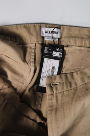 Ανδρικό παντελόνι Weekday, Μέγεθος L, Χρώμα  Μπέζ, Τιμή 42,27 €