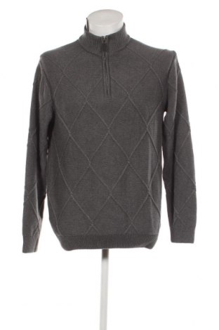 Ανδρικό πουλόβερ Chaps, Μέγεθος M, Χρώμα Γκρί, Τιμή 9,96 €