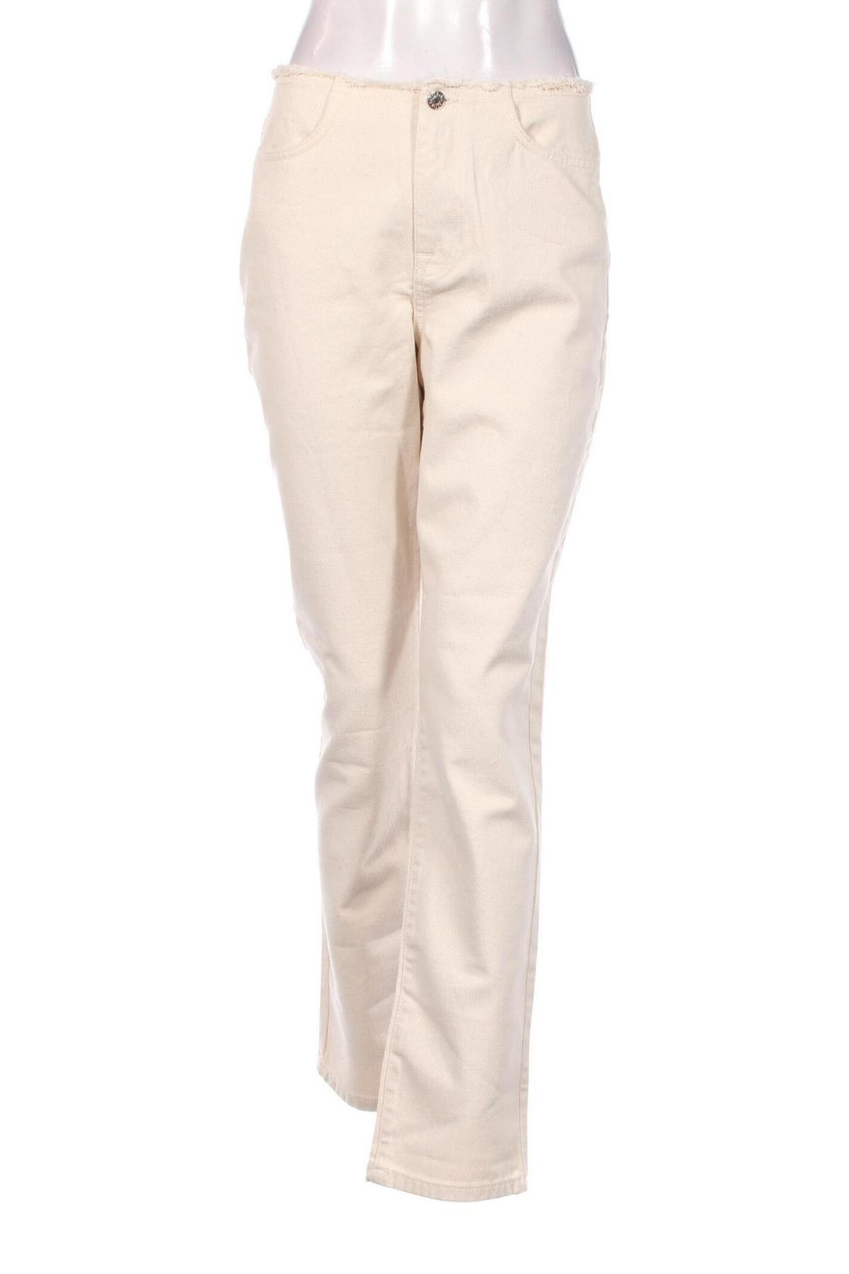 Damen Jeans ASYOU, Größe M, Farbe Ecru, Preis 44,85 €