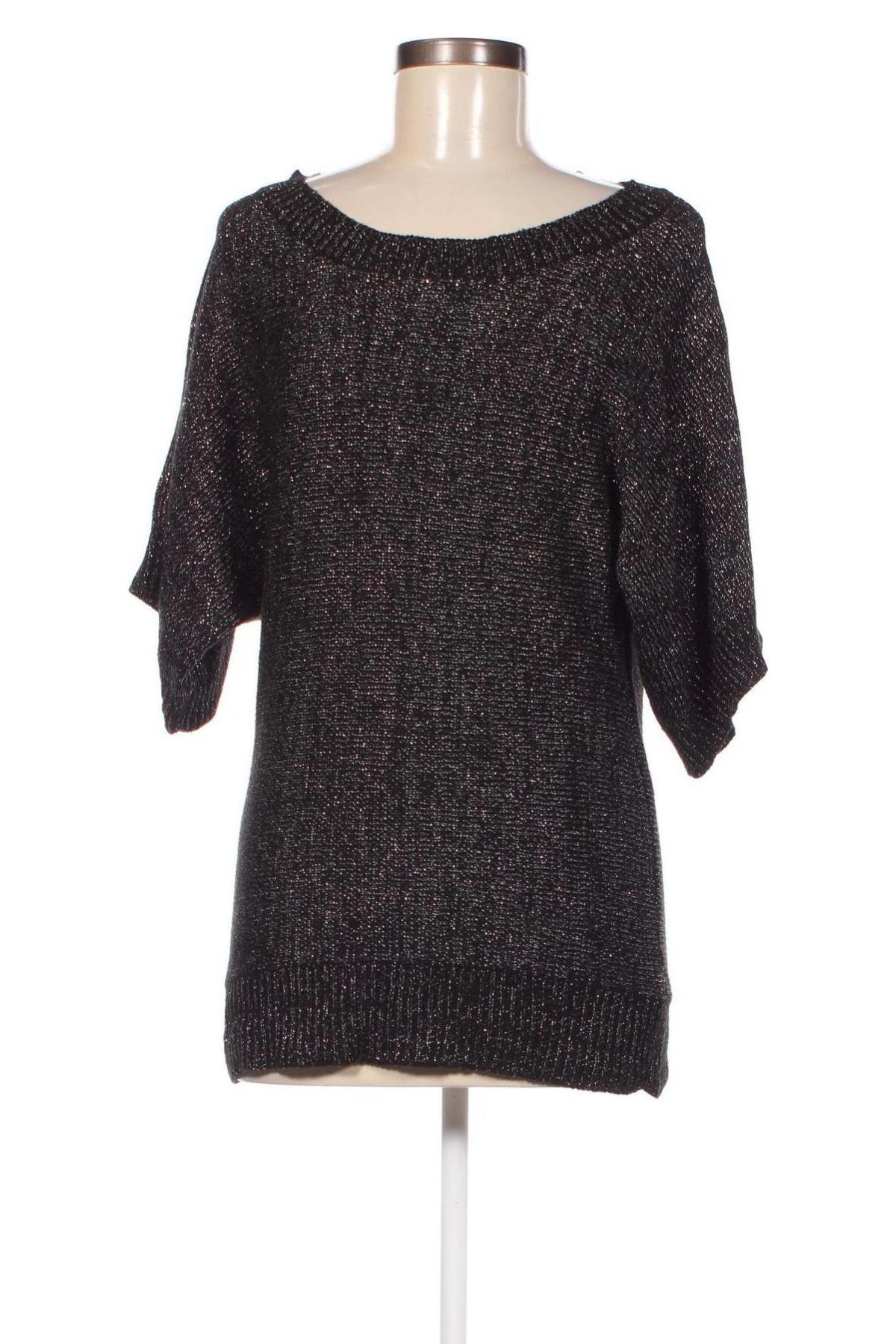 Γυναικείο πουλόβερ Fashion Bug, Μέγεθος M, Χρώμα Μαύρο, Τιμή 3,23 €