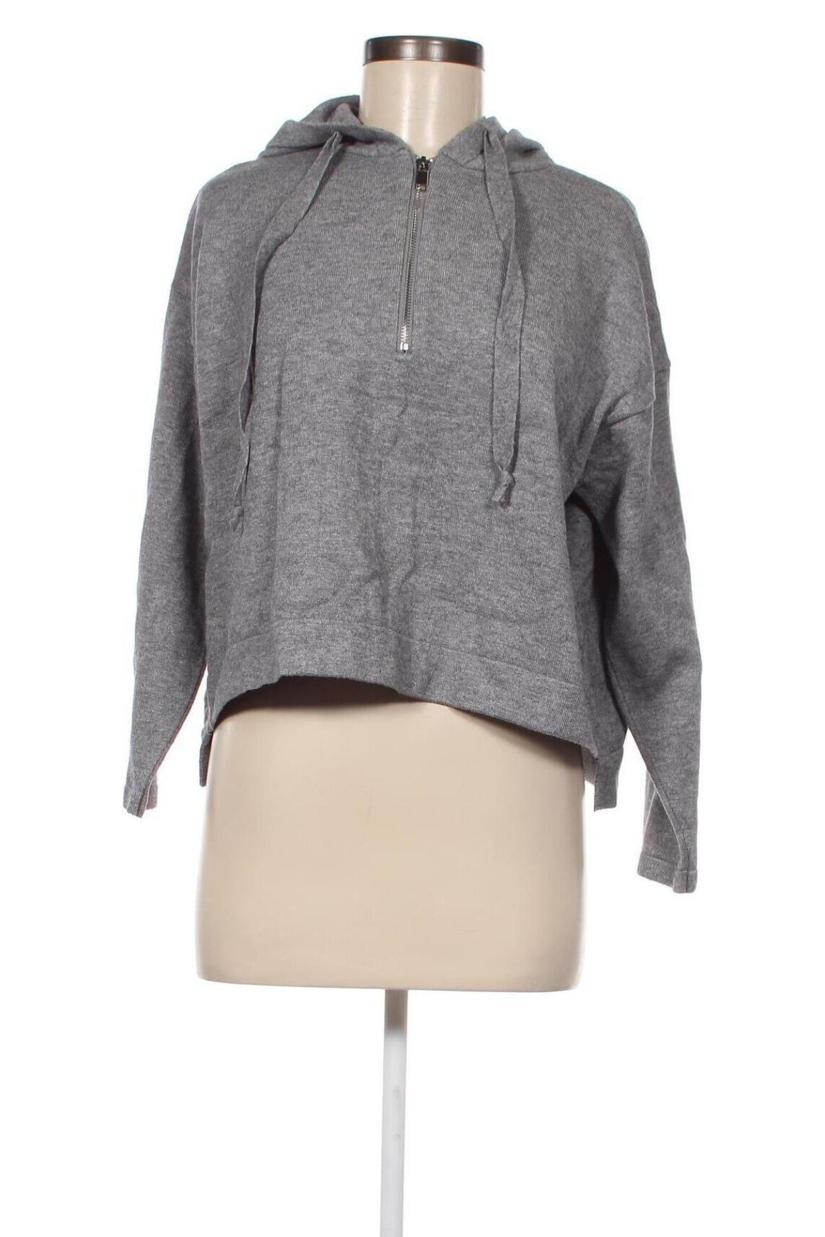 Дамски пуловер M&V, Размер L, Цвят Сив, Цена 6,08 лв.