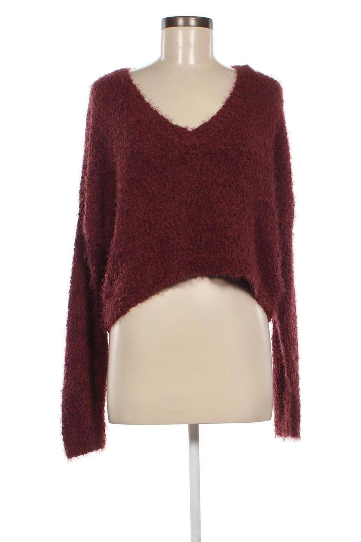 Дамски пуловер Rue 21, Размер L, Цвят Червен, Цена 5,51 лв.