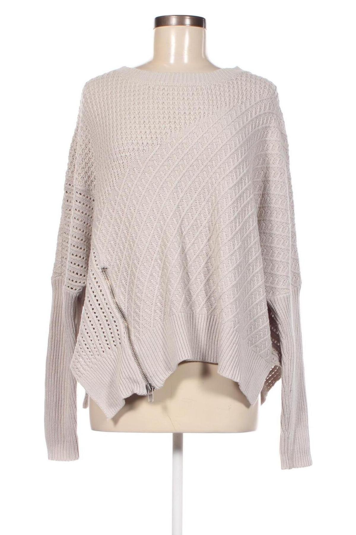 Γυναικείο πουλόβερ She + Sky, Μέγεθος M, Χρώμα Γκρί, Τιμή 3,12 €