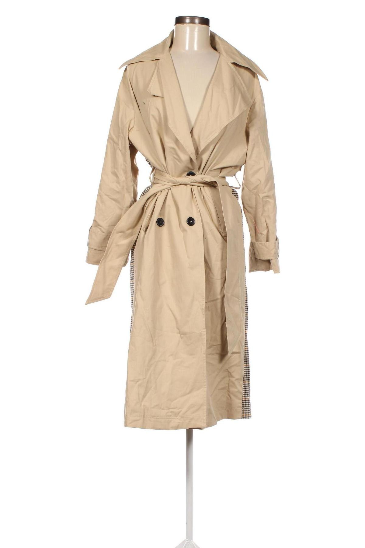 Дамско палто ASOS, Размер XXS, Цвят Бежов, Цена 225,00 лв.