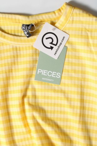 Μπλούζα εγκυμοσύνης Pieces, Μέγεθος M, Χρώμα Κίτρινο, Τιμή 7,35 €