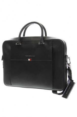 Чанта Tommy Hilfiger, Цвят Черен, Цена 212,49 лв.