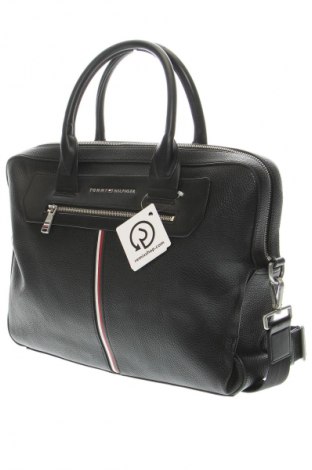 Чанта за лаптоп Tommy Hilfiger, Цвят Черен, Цена 148,24 лв.