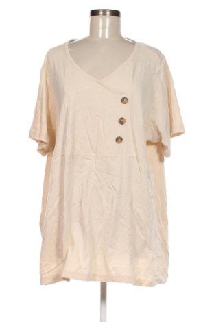 Дамска блуза, Размер 4XL, Цвят Бежов, Цена 10,45 лв.