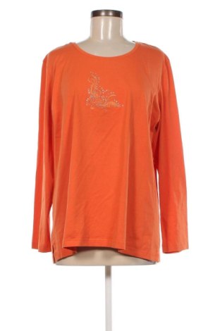 Γυναικεία μπλούζα Adagio, Μέγεθος XL, Χρώμα Πορτοκαλί, Τιμή 6,46 €