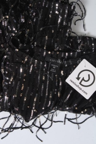 Γυναικεία μπλούζα Amisu, Μέγεθος XS, Χρώμα Μαύρο, Τιμή 10,23 €