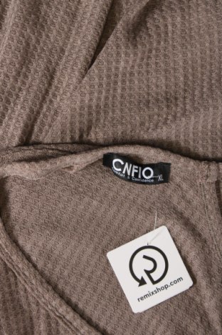 Дамска блуза Cnfio, Размер XL, Цвят Бежов, Цена 16,80 лв.