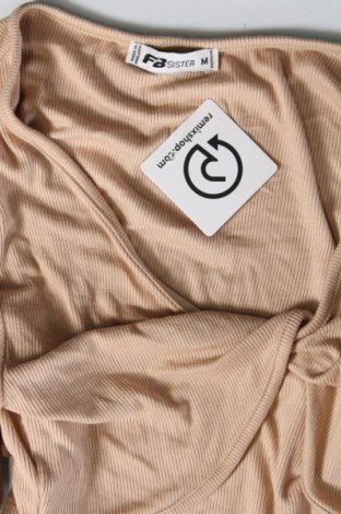 Дамска блуза Fb Sister, Размер M, Цвят Бежов, Цена 10,83 лв.