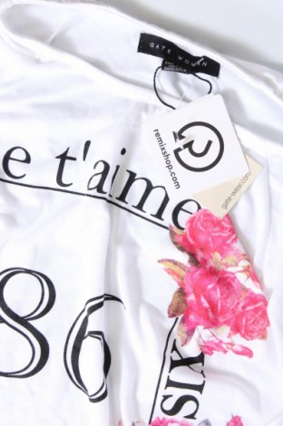 Γυναικεία μπλούζα Gate Woman, Μέγεθος S, Χρώμα Λευκό, Τιμή 7,60 €