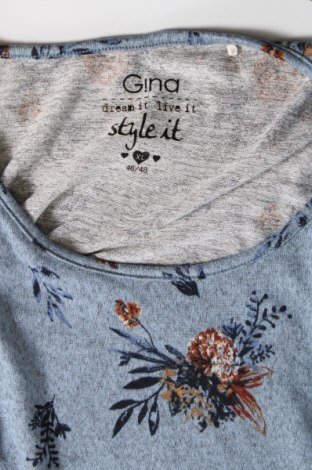 Дамска блуза Gina, Размер XL, Цвят Син, Цена 11,40 лв.