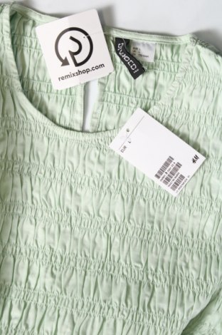 Damen Shirt H&M Divided, Größe L, Farbe Grün, Preis € 2,23