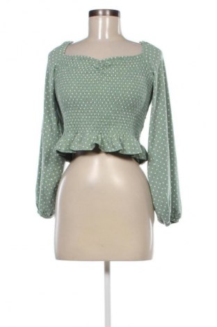 Дамска блуза H&M Divided, Размер M, Цвят Зелен, Цена 18,82 лв.