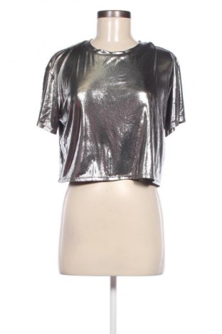 Дамска блуза H&M Divided, Размер S, Цвят Сребрист, Цена 6,65 лв.