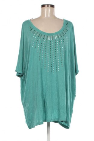 Γυναικεία μπλούζα Janina, Μέγεθος 4XL, Χρώμα Πράσινο, Τιμή 11,75 €