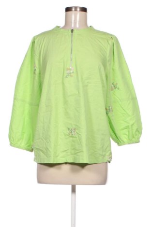 Γυναικεία μπλούζα Kaffe, Μέγεθος M, Χρώμα Πράσινο, Τιμή 11,57 €