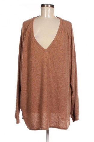 Дамска блуза Kiabi, Размер 4XL, Цвят Кафяв, Цена 17,05 лв.