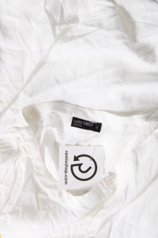 Дамска блуза Laura Torelli, Размер M, Цвят Бял, Цена 10,45 лв.