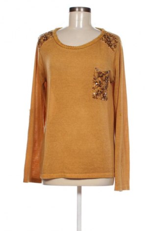 Γυναικεία μπλούζα Made In Italy, Μέγεθος M, Χρώμα  Μπέζ, Τιμή 5,88 €