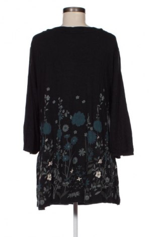Γυναικεία μπλούζα Mia Linea, Μέγεθος 3XL, Χρώμα Μαύρο, Τιμή 11,75 €