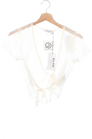 Γυναικεία μπλούζα NA-KD, Μέγεθος XS, Χρώμα Εκρού, Τιμή 39,00 €
