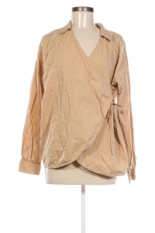 Дамска блуза NA-KD, Размер M, Цвят Бежов, Цена 18,70 лв.
