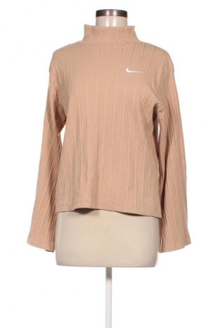 Дамска блуза Nike, Размер S, Цвят Бежов, Цена 34,00 лв.