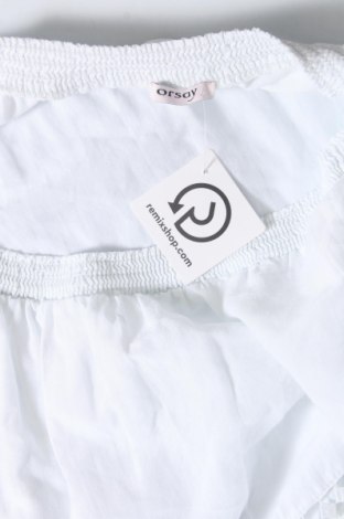 Γυναικεία μπλούζα Orsay, Μέγεθος S, Χρώμα Λευκό, Τιμή 10,00 €