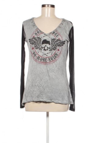 Damen Shirt Rock Rebel, Größe L, Farbe Grau, Preis € 10,71
