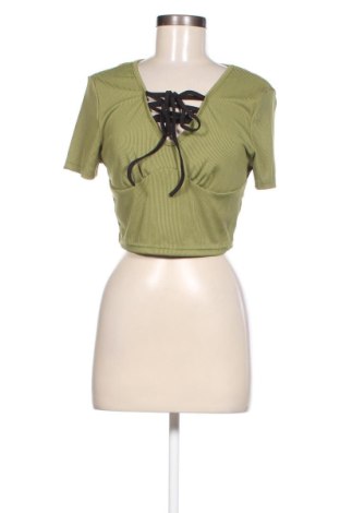 Bluză de femei Romwe, Mărime L, Culoare Verde, Preț 29,14 Lei