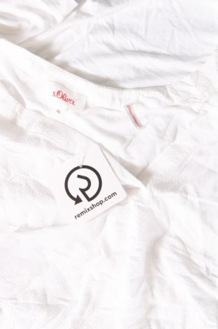 Γυναικεία μπλούζα S.Oliver, Μέγεθος XL, Χρώμα Λευκό, Τιμή 11,57 €