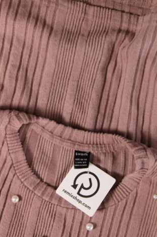 Damen Shirt SHEIN, Größe L, Farbe Aschrosa, Preis 5,82 €