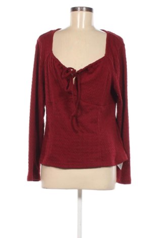 Дамска блуза SHEIN, Размер XL, Цвят Червен, Цена 19,04 лв.