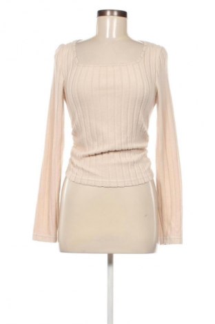 Γυναικεία μπλούζα SHEIN, Μέγεθος M, Χρώμα  Μπέζ, Τιμή 6,23 €