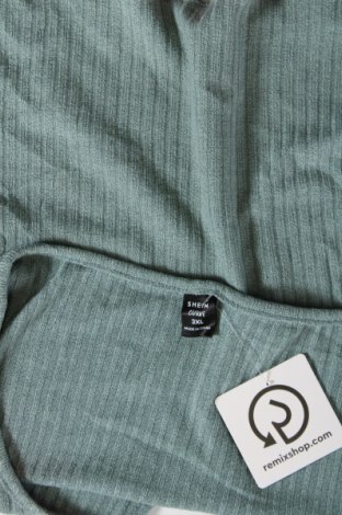 Дамска блуза SHEIN, Размер 3XL, Цвят Зелен, Цена 10,45 лв.