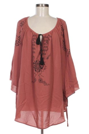 Γυναικεία μπλούζα SHEIN, Μέγεθος 3XL, Χρώμα Σάπιο μήλο, Τιμή 11,75 €