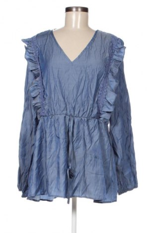 Дамска блуза SHEIN, Размер XXL, Цвят Син, Цена 10,45 лв.