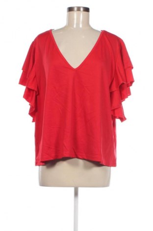 Damen Shirt SHEIN, Größe 4XL, Farbe Rot, Preis 13,22 €