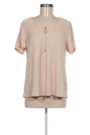 Дамска блуза SHEIN, Размер XL, Цвят Бежов, Цена 19,00 лв.