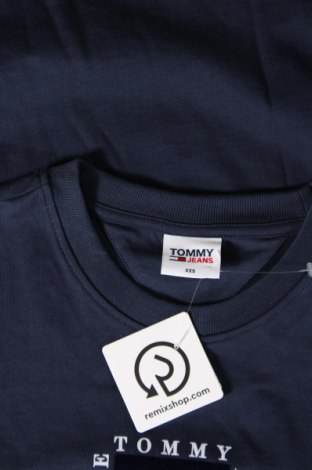 Дамска блуза Tommy Jeans, Размер XXS, Цвят Син, Цена 47,99 лв.