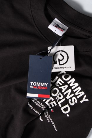 Дамска блуза Tommy Jeans, Размер L, Цвят Черен, Цена 52,49 лв.