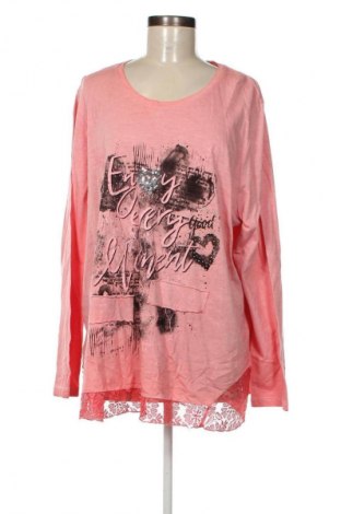 Дамска блуза Ulla Popken, Размер 3XL, Цвят Розов, Цена 34,00 лв.