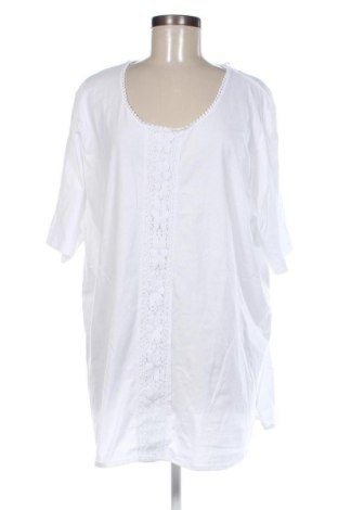 Damen Shirt Ulla Popken, Größe 4XL, Farbe Weiß, Preis 17,39 €